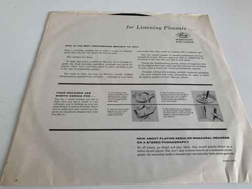 Ray Stevens - This Is Ray Stevens (Mono) LP [US  Mercury MG 20828] 1963 - Picture 6 of 6