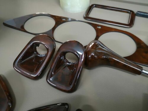 For Mercedes benz W126 Wood Trim Set 500se 500sel 280se Wood Dashboard - Picture 7 of 11