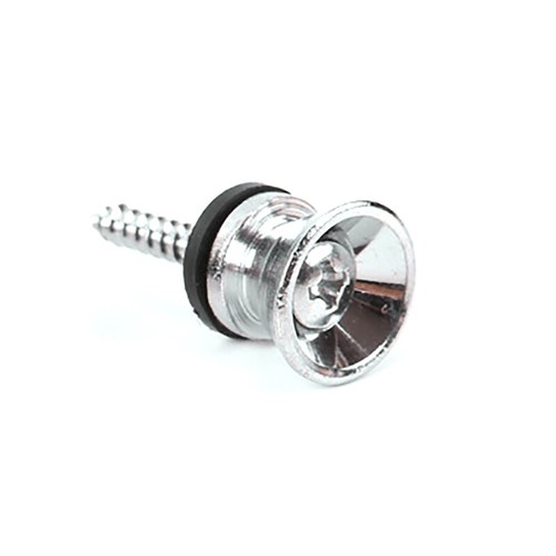 2Pcs Black Gold Electric Guitar Strap Button Lock Pins Peg For Acoustic Bass - Picture 7 of 13