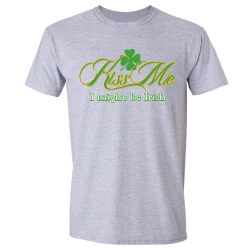 Men's St. Patrick's Day Shamrock Clover Shenanigans Irish Unisex T-Shirt Grey - Picture 7 of 18