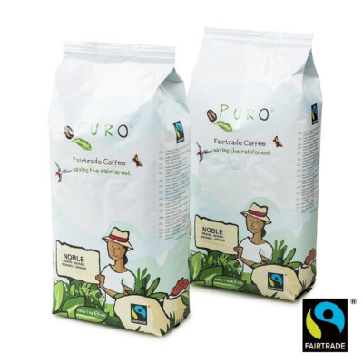 Puro Noble Creme Café 9 x 1kg Ganze Bohne Fairtrade