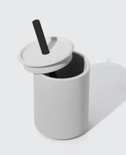 Avanchy Silicone Baby Cup,Spoon & Bowl Set Grey