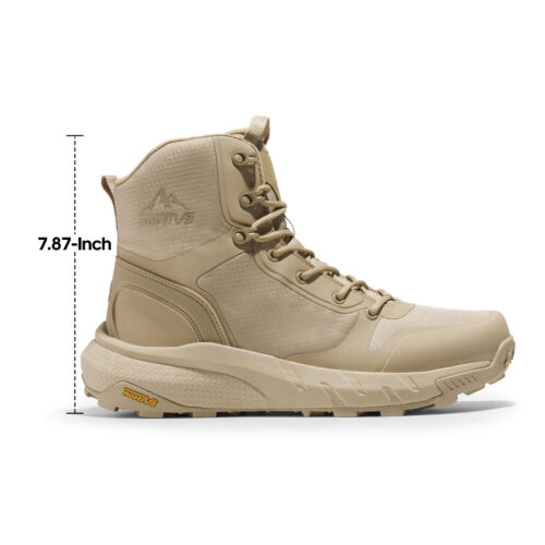 Herren Militärstiefel 8" leichte seitliche Reißverschluss taktische Stiefel Motorradstiefel - Bild 26 von 30