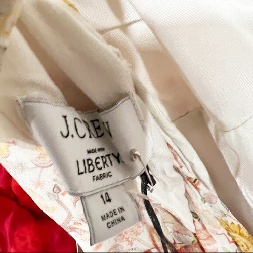 Maxi vestido de seda para mujer J.Crew en Liberty Garden - talla 14 - Imagen 10 de 10