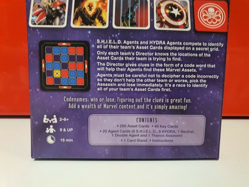 MARVEL Comics Codenames Vlaada Chvatil Board Game Card Game - Bild 6 von 7
