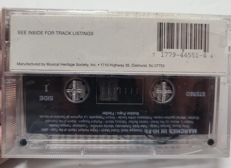 Marches in HI-FI Arthur Fielder & Boston Pops Orchestra BRAND NEW Cassette tape - Image 2 of 4