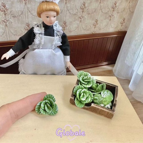 1Set Maßstab 1:12 Miniatur Puppenhau Handgefertigter Obstkorb Küchenmöbel Gemüse - Bild 11 von 31