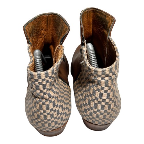 The Root Collective Espe handgefertigte Damen-Stiefeletten kastanienbraunes Leder Größe 8 - Bild 3 von 5