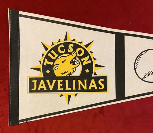 Vintage Rare 1992 Wincraft Tucson Javelinas Minor League Baseball 29 In Pennant - Picture 2 of 3