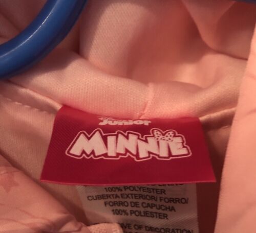 Size 3 Toddler Disney Jr Minnie Mouse Pink Rain Jacket - Picture 4 of 11