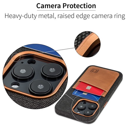 Dockem Fabric Card Case for iPhone 13/14/15, Pro, Plus, Pro Max; M2F - Picture 73 of 119