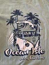 Ocean Isle North Carolina T-shirt, Large, A33-633