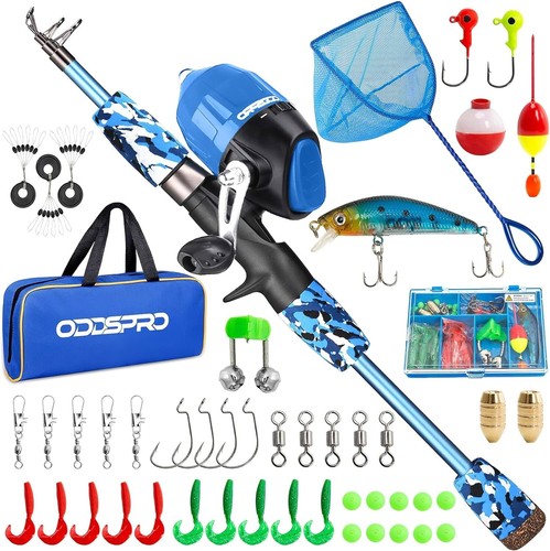 Youth-Friendly Fishing Gear - Pink Portable Telescopic Rod & Reel Kit (3 Sizes) - Picture 3 of 9