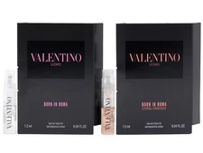 VALENTINO UOMO BORN IN ROMA EDT CORAL FANTASY 1.2ml COLOGNE SAMPLES TRY BOTH