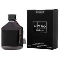 Nitro Platinum Pour Homme by Dumont Paris 3.4 oz EDP Cologne for Men NIB