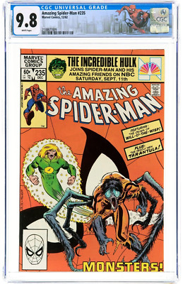 Amazing Spider-Man #235 Marvel Comics 1982 CGC 9.8 Origin of Will O' the Wisp  