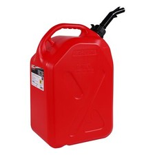 20 Litre Heavy Duty Fuel Can With Push To Pour Nozzle Motorcycle Red