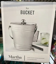 Martha Stewart Stainless Steel Ice Bucket 2.5QT