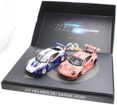 Scaleauto SC6253PACK Le Mans 2018 Porsche RSR No. 91 & No. 92 Special Edition Bo