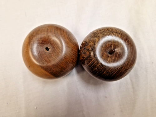 Vintage Hand Turned Wood Bowl And Fruit - Picture 11 of 11