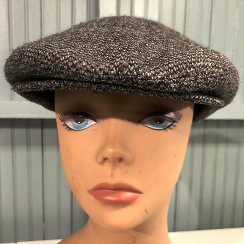 Gorra protectora de lana gris medio resistente a la intemperie gorra plana de cabina - Imagen 2 de 8
