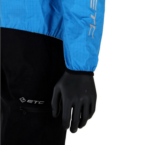 ETC Arid Nomad Mens Waterproof Packable Fold-Away Hooded Rain Jacket MEDIUM Blue - Picture 6 of 6