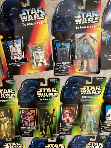 Kenner Star Wars Potf 15 Action Figure Lot Red And Green Card 1996/7 - Picture 3 of 13