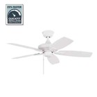 Hampton Bay Gazebo III 42 in. Indoor/Outdoor Wet Rated Matte White Ceiling Fan