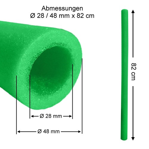 Schaumstoffrohre Rohrpolsterung Stangenschutz für Netzstangen von Trampolinen - Bild 17 von 21