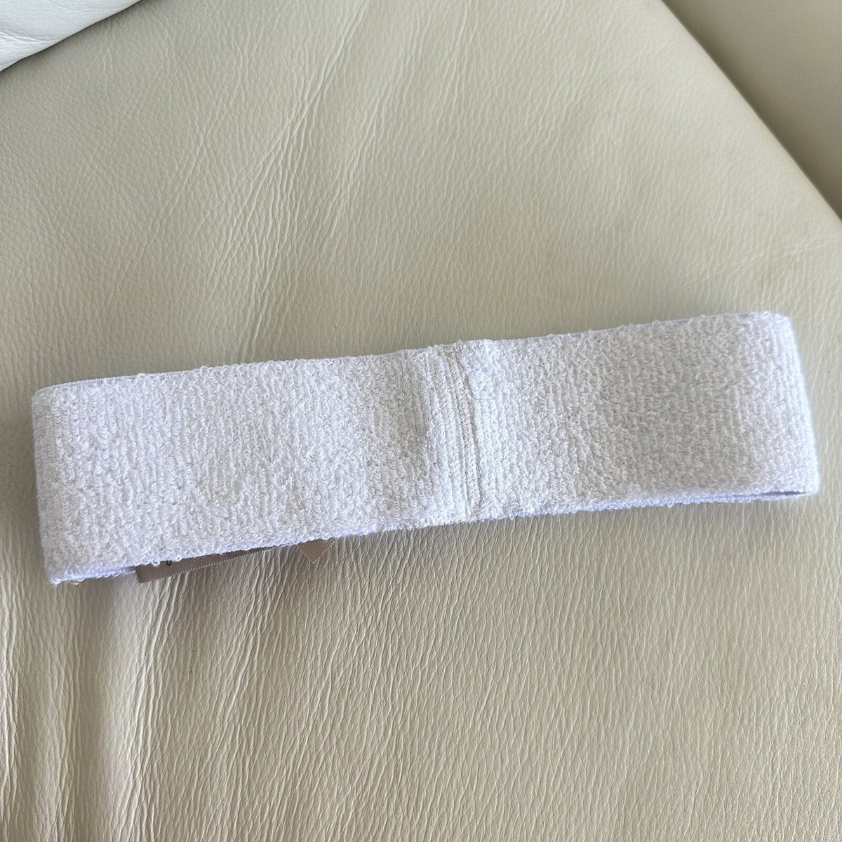NEW GUCCI 703594 logo adidas collaboration hair accessory hair band White SZ S Cloth hair accessory Gucci X Adidas White in Cloth - 45602959 main image 3