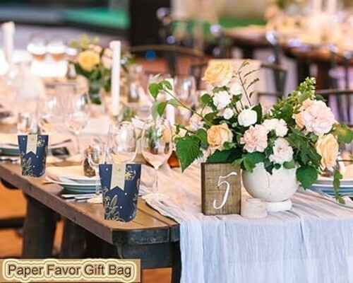 Allbusky 20PCS Paper Candy Boxes, Sweet Wedding Favour Boxes, Party Gift Bags - Picture 5 of 5