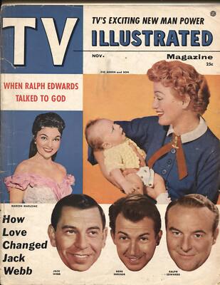 MAG: TV Illustrated Magazine-Marion Marlowe-Eve Arden-Jack Webb-Nov-1955