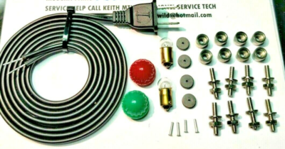 #ad #ad LIONEL ZW TRANSFORMER CORD 8EA NUTS 8EA STUDS 2 LENS 2 BULBS 4EA CARBON ROLLERS $18.99