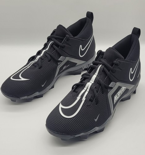 Nike Alpha Menace 3 Shark Mid Football Cleats CV0584-010 - Picture 3 of 11