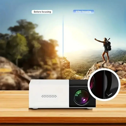 Proiettore Mini HD Portatile Casa WIFI LED Android Bluetooth Teatro 4K 720P HDMI - Foto 7 di 13
