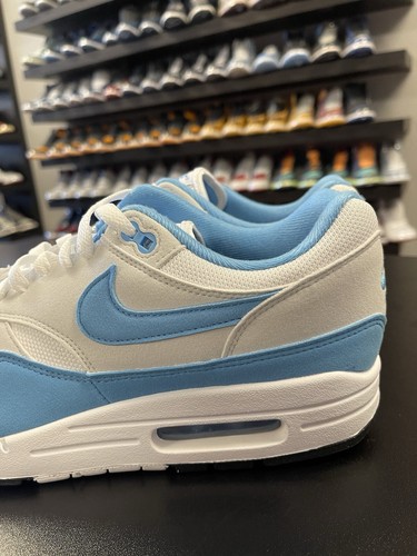 Size 10 - Nike Air Max 1 Shoes 'White University Blue' FD9082-103 Men's - Bild 5 von 10