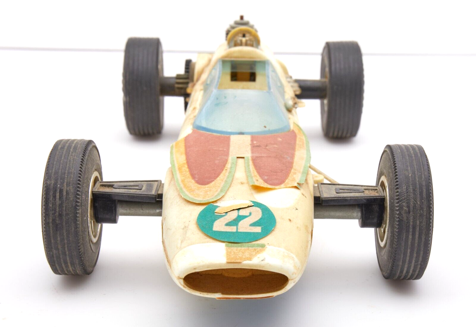 Testors gas GOOD YEAR Indy 500 Racer tether car Motor Good Rare READ