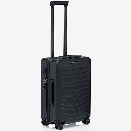 Porsche Design Roadster black Hardside carry-on spinner Suitcase Trunk S 21 - Picture 5 of 13