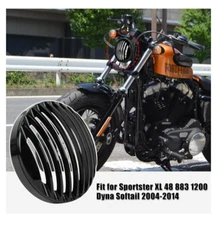 PSLER Motorcycle Front Headlight Grill Cover  for Sportster Roadster XL1200R etc