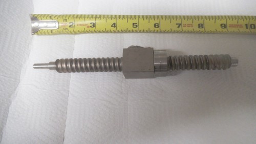 Tornillos y actuadores de bola Tornillo de bola derecho + tuerca, 5/8" de diámetro, 8-1/2 pulgadas de largo, usado - Imagen 5 de 6