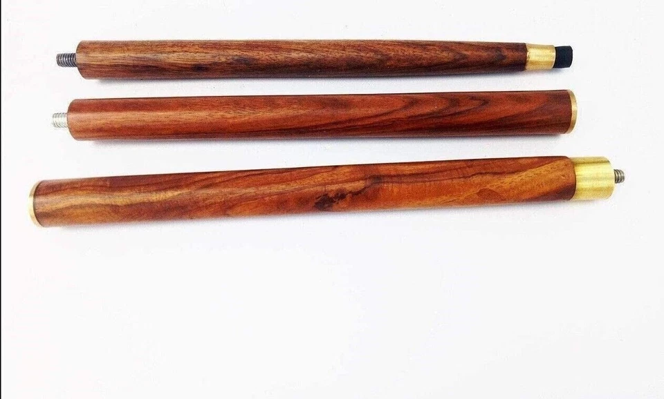 Capacete de adivinhação de bronze da Marinha dos EUA cabo de cabeça bengala de madeira marrom - Imagem 2 de 4