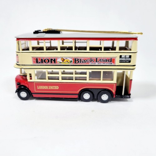 Matchbox Collectibles Lion Blacklead 1931 Diddler Trolley Bus 1:43 YET03-red - Picture 4 of 14