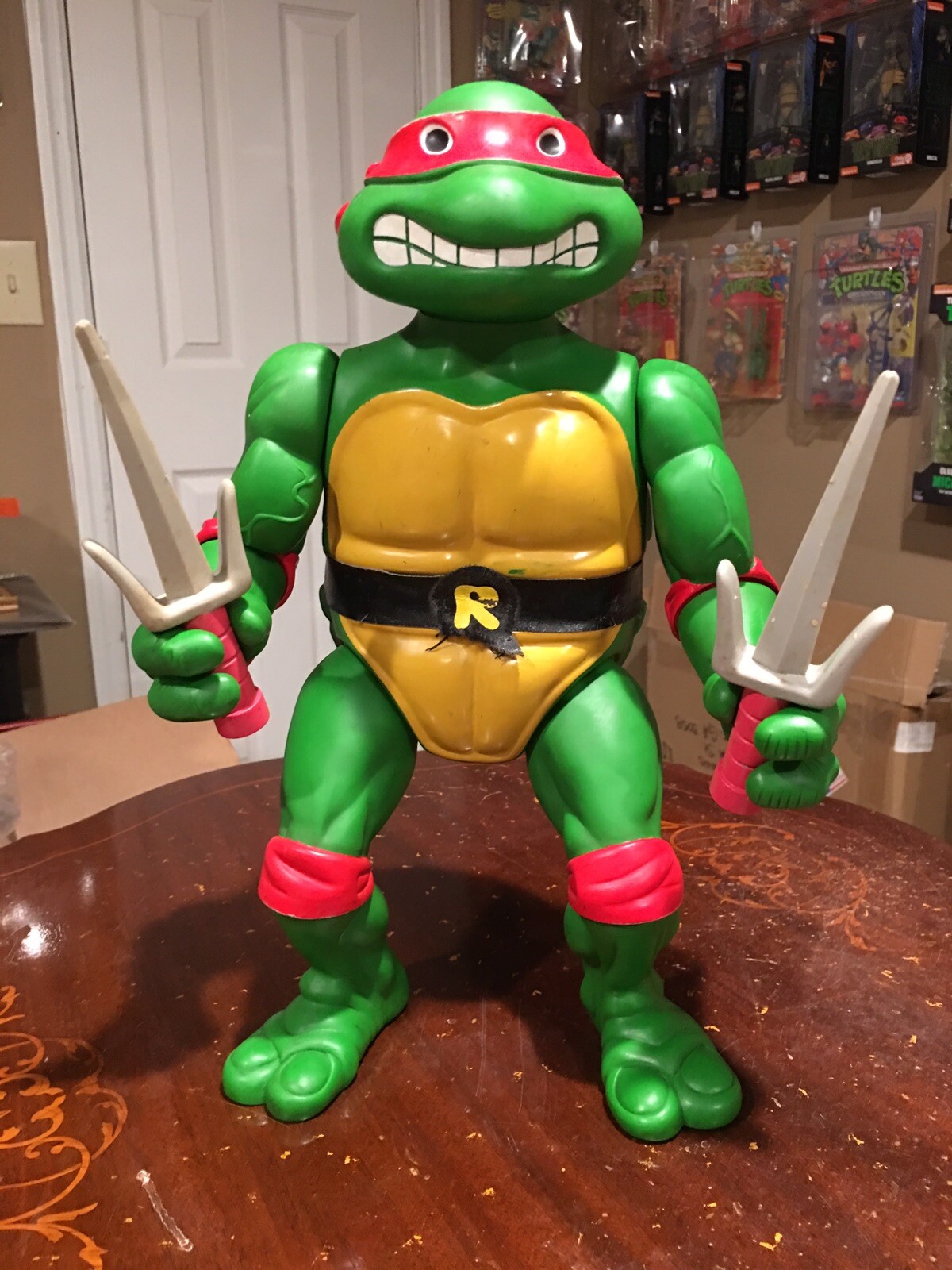 1989 Giant Raphael 13” Teenage Mutant Ninja Turtle Action Figure TMNT 1989 Giant Raphael 13” Teenage Mutant Ninja Turtle Action Figure TMNT