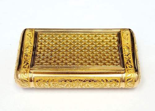 Antique 18k yellow gold snuff box by Adrien-Maximilien Vachette, Paris,1819-1838 - Picture 2 of 6