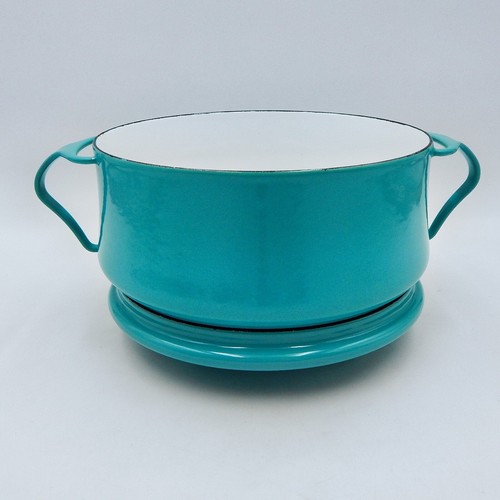 Dansk Købenstyle türkis JHQ Emaille Kasserolle Dutch Oven 2 QT Topf - Bild 14 von 15