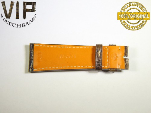 OEM Authentic IWC SANTONI ONE SHORT PART strap 22 mm croco GRAY color - Picture 2 of 2