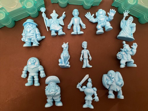 Scooby-Doo Tiny Mights Minifigur komplett blau KOMPLETTSET M.U.S.C.L.E. - Bild 2 von 2