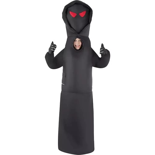 NWT Giant Death Inflatable Child Halloween Costume One Size with Light Up Eyes - Picture 1 of 7