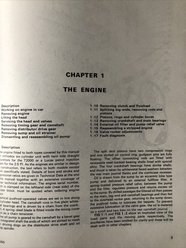 Triumph 2000 2.5 PI Owners Workshop Manual Maintenance Handbook Autobooks '63-69 - Picture 2 of 5