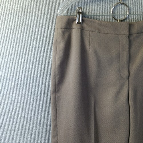 Kaspar Seperates 2 PC Pant Suit Womens 10 Brown Geometric 2 Button Pocket Office - Picture 16 of 22